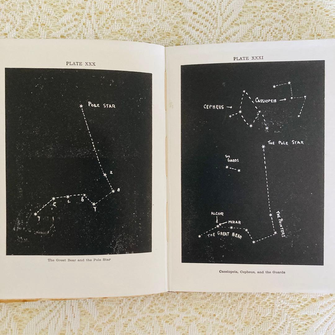 洋書　古書　アンティーク　Stars　イギリスの星図鑑　天文学　惑星　星座