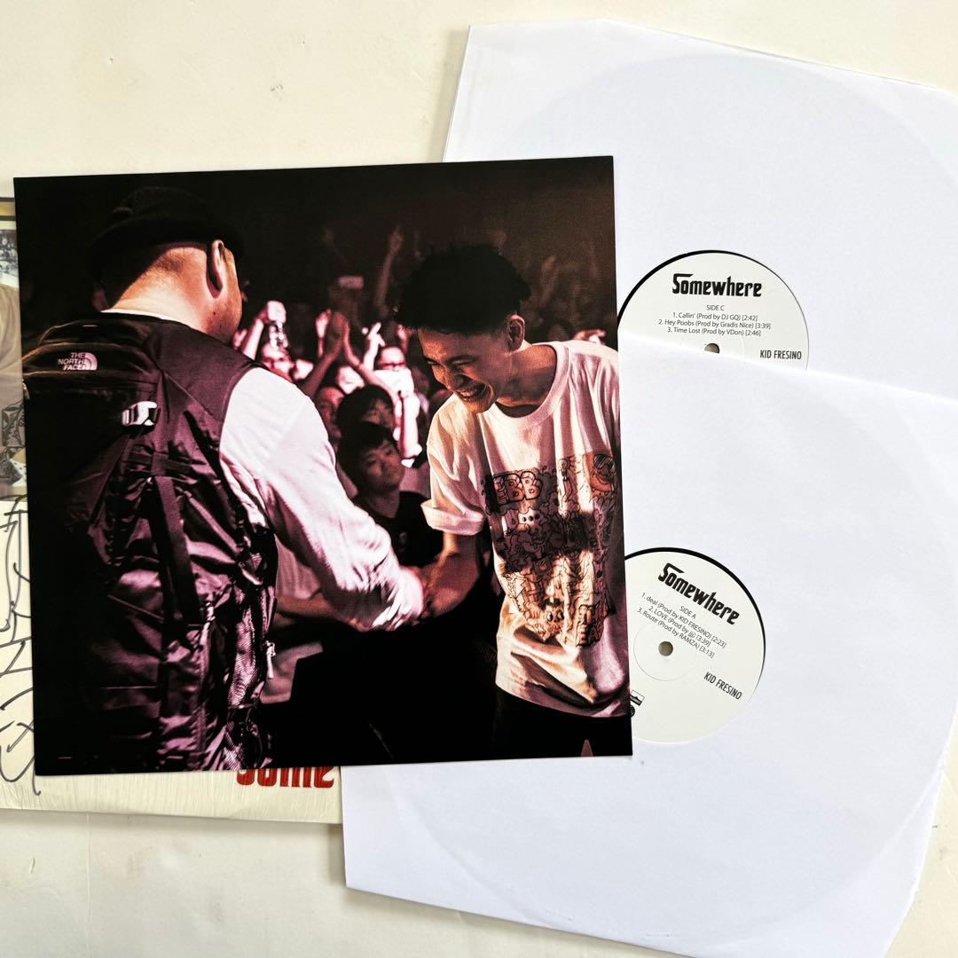 c.o.s.a × kidfresino Somewhere サイン入りレコード