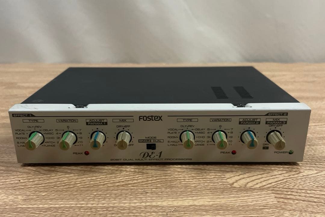 配信機器・PA機器・レコーディング機器 FOSTEX DE-1 Dual Multi Effect Processors
