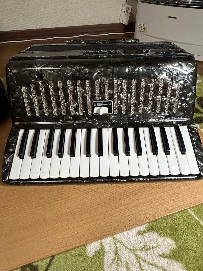 YAMAHA アコーディオン B-32 ブラックマーブル