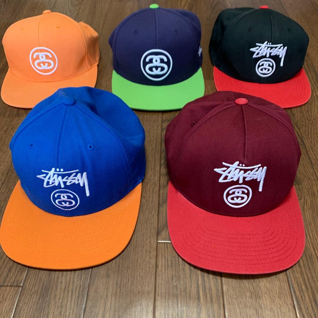 stuussyキャップ5点まとめ売り