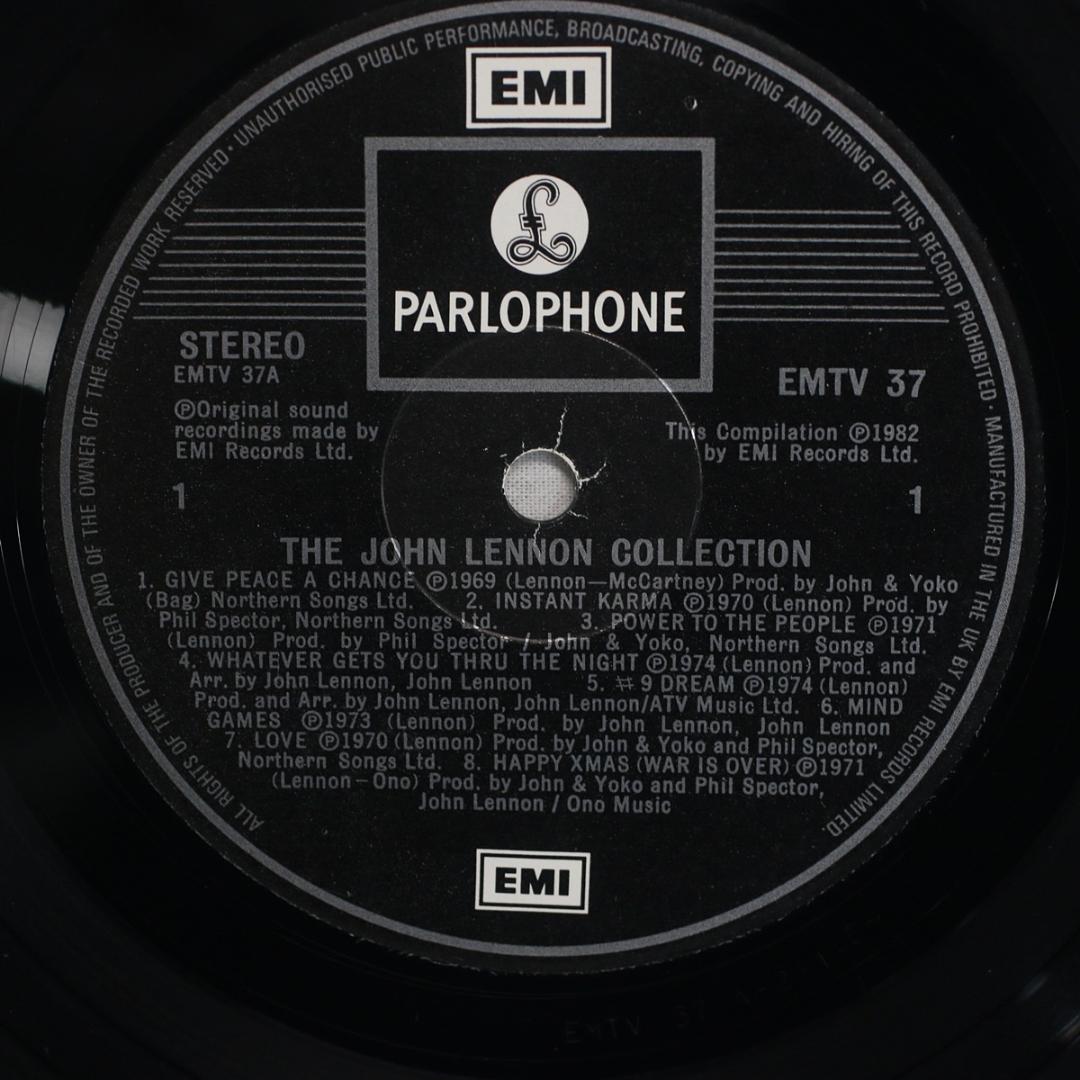 英LP John Lennon Collection UKオリジナル盤初期プレス