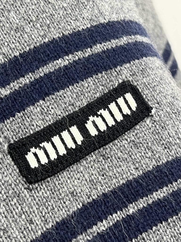 Miu Miu ストライプカーディガン