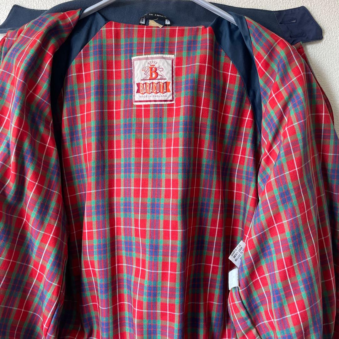 80s 英国製 BARACUTA G9 ハリントンジャケット ネイビー 40