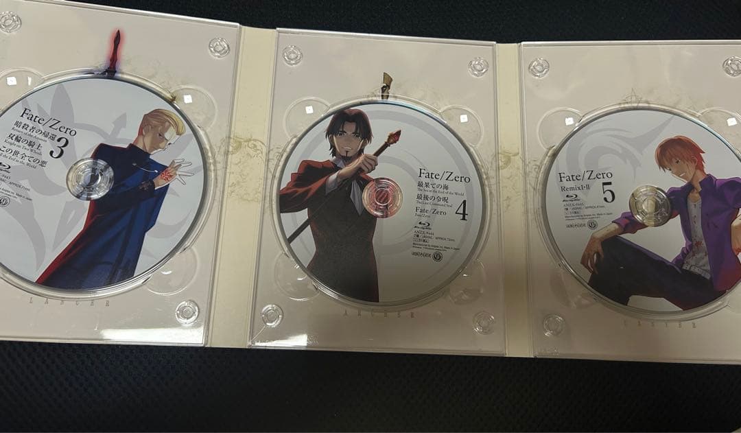Fate/Zero Blu-ray Disc Box Ⅰ、Ⅱ〈完全生産限定版〉
