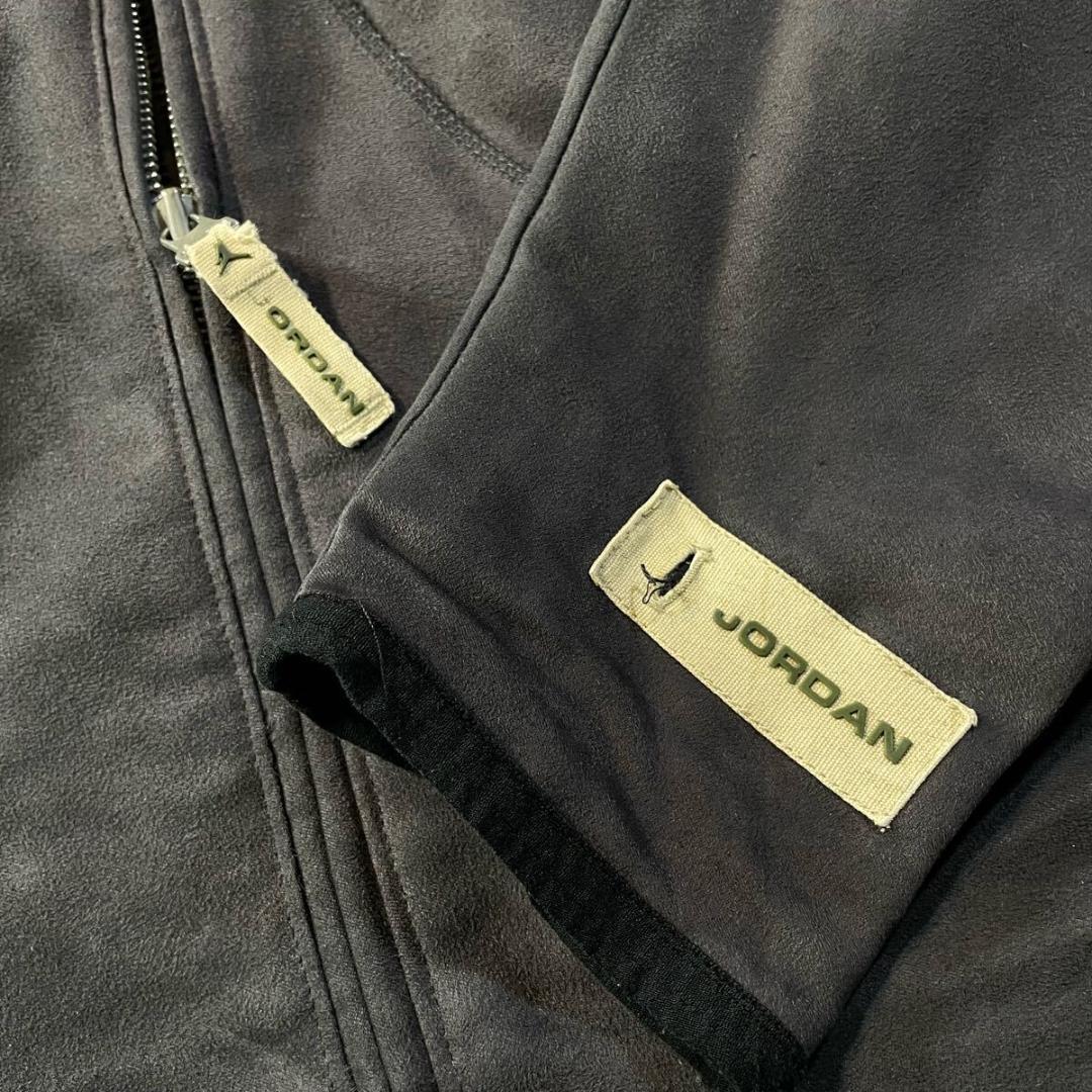 か*こ様 JORDAN BRAND フェイクスエード ジャケット ジョーダンブラ