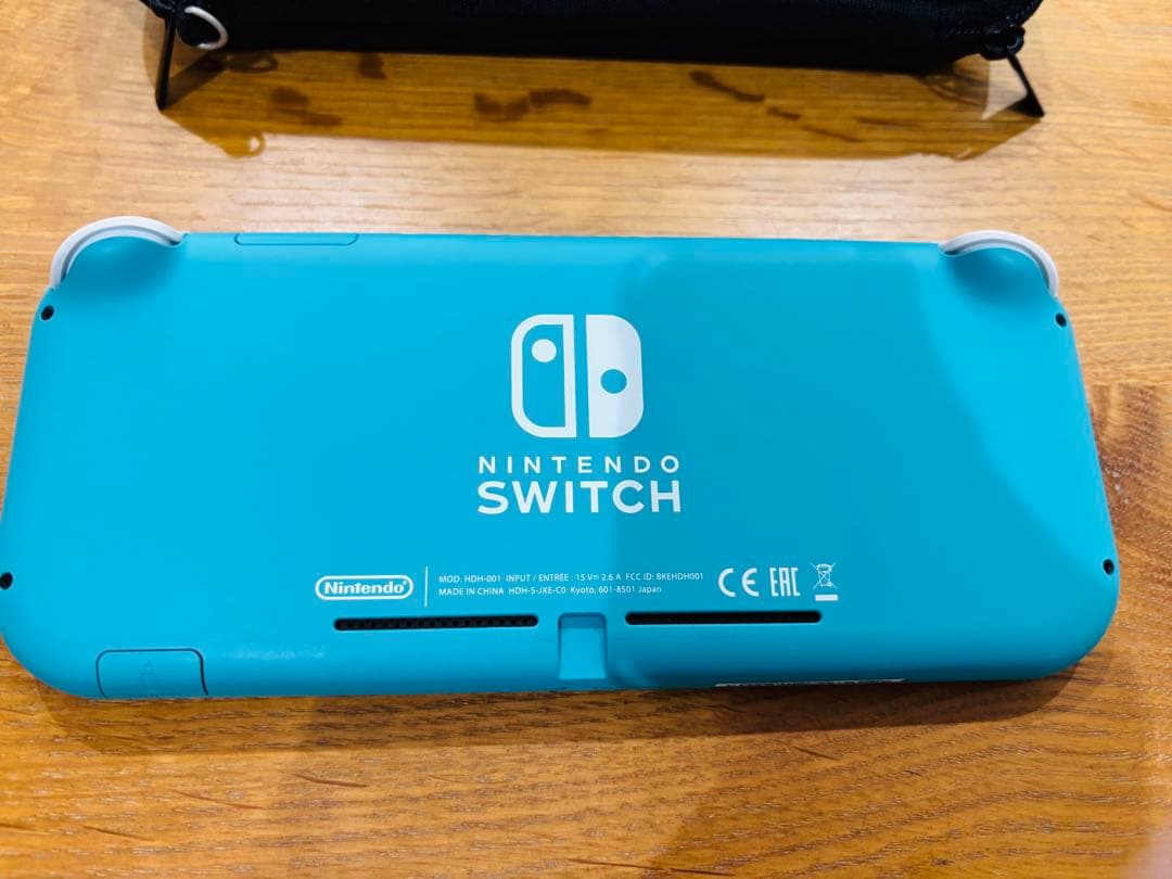 Nintendo Switch Lite（ターコイズ）ジャンク品　専用ケース付き