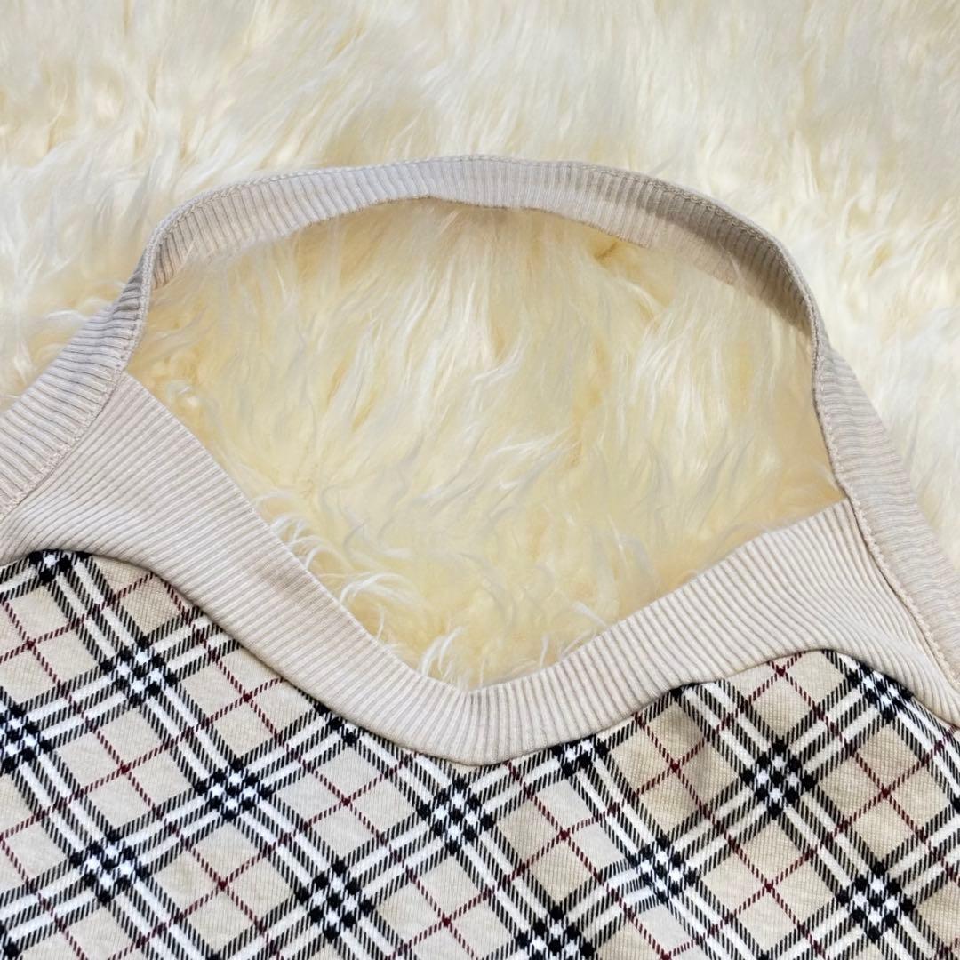 美品✨バーバリーブルーレーベル　ホルターネックタンクトップ　38 ノバチェック
