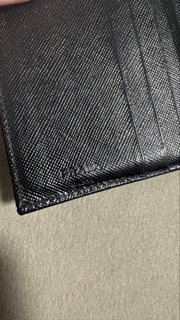 PRADA プラダ ナイロン レザー 三角ロゴ トライアングル 三つ折り財布