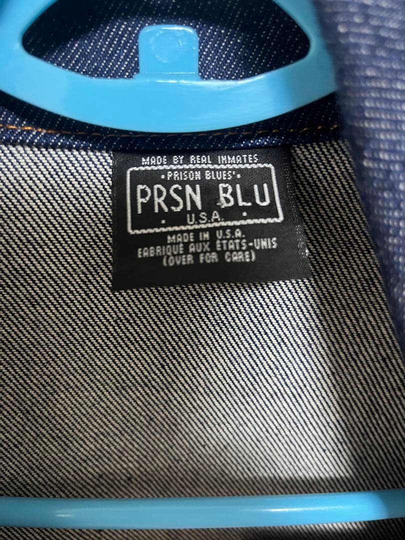 PRSN BLU デニムカバーオール XS 日本サイズでM相当　赤砂蛇