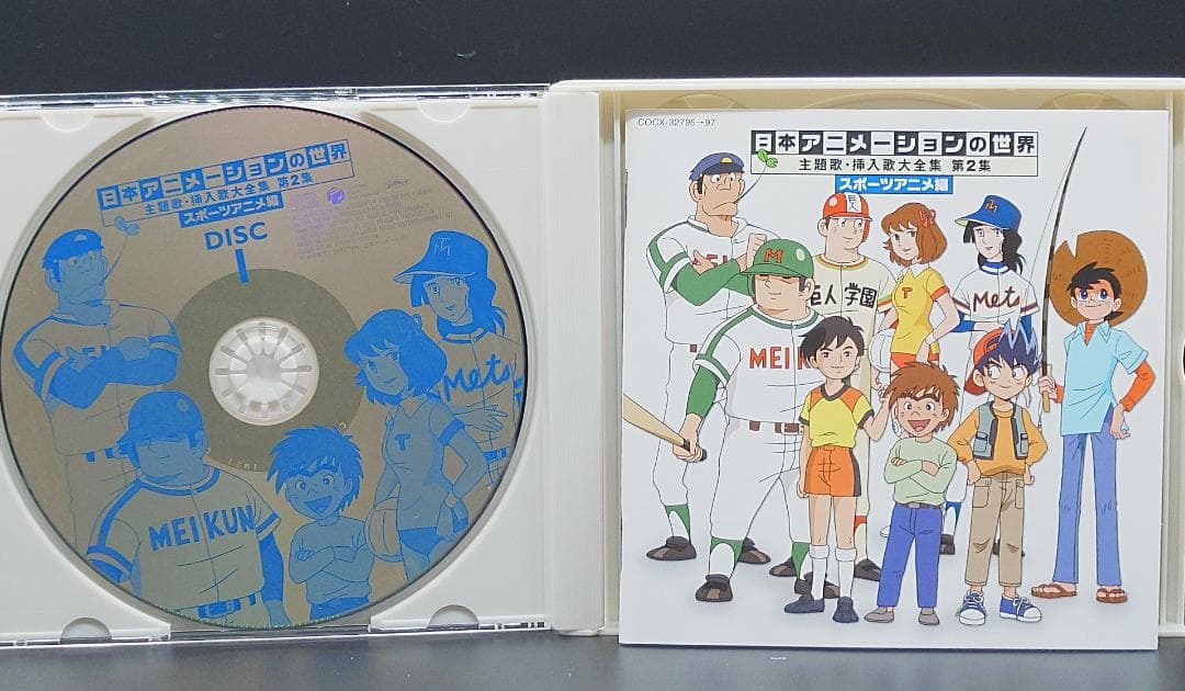 【レアCD】日本アニメーションの世界 主題歌・挿入歌大全集第２集スポーツアニメ編