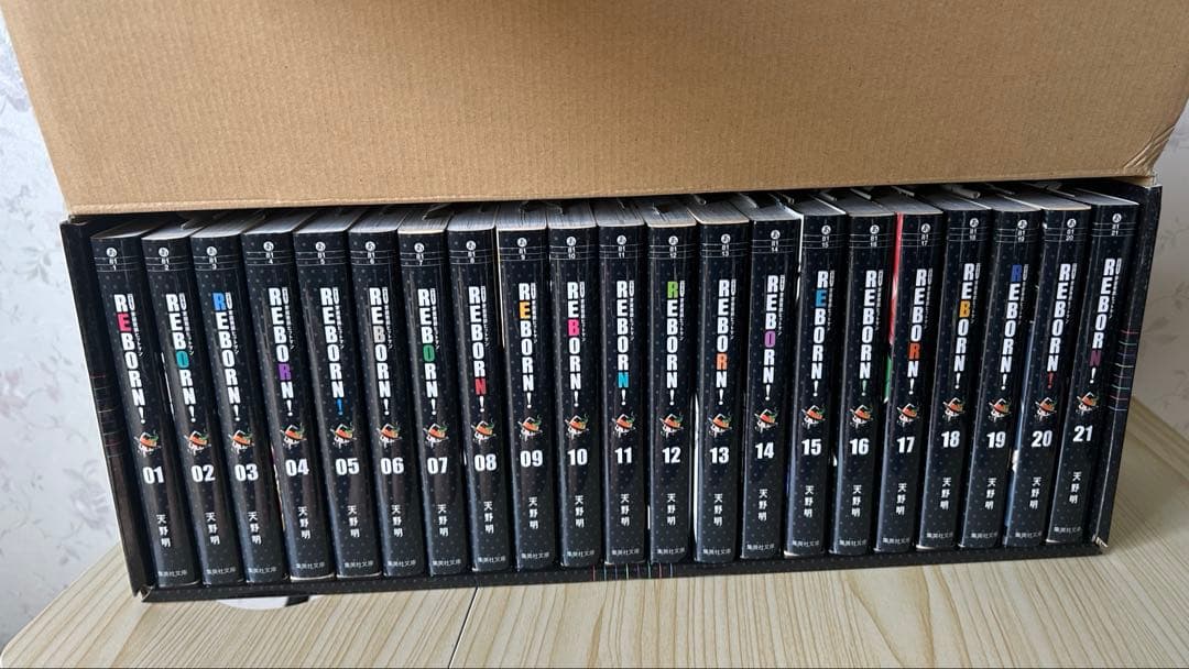 【家庭教師ヒットマンREBORN!】文庫版 全21巻 BOX付