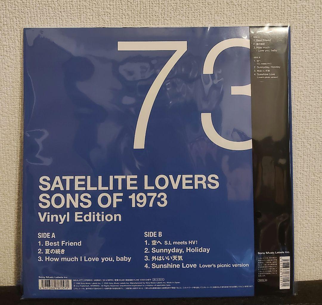 レア!SATELLITE LOVERS『SONS OF 1973』レコード