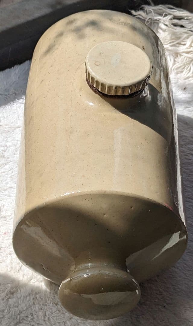 レトロ湯たんぽ　陶器　匿名配送　おしゃれ湯たんぽ　冬　足暖