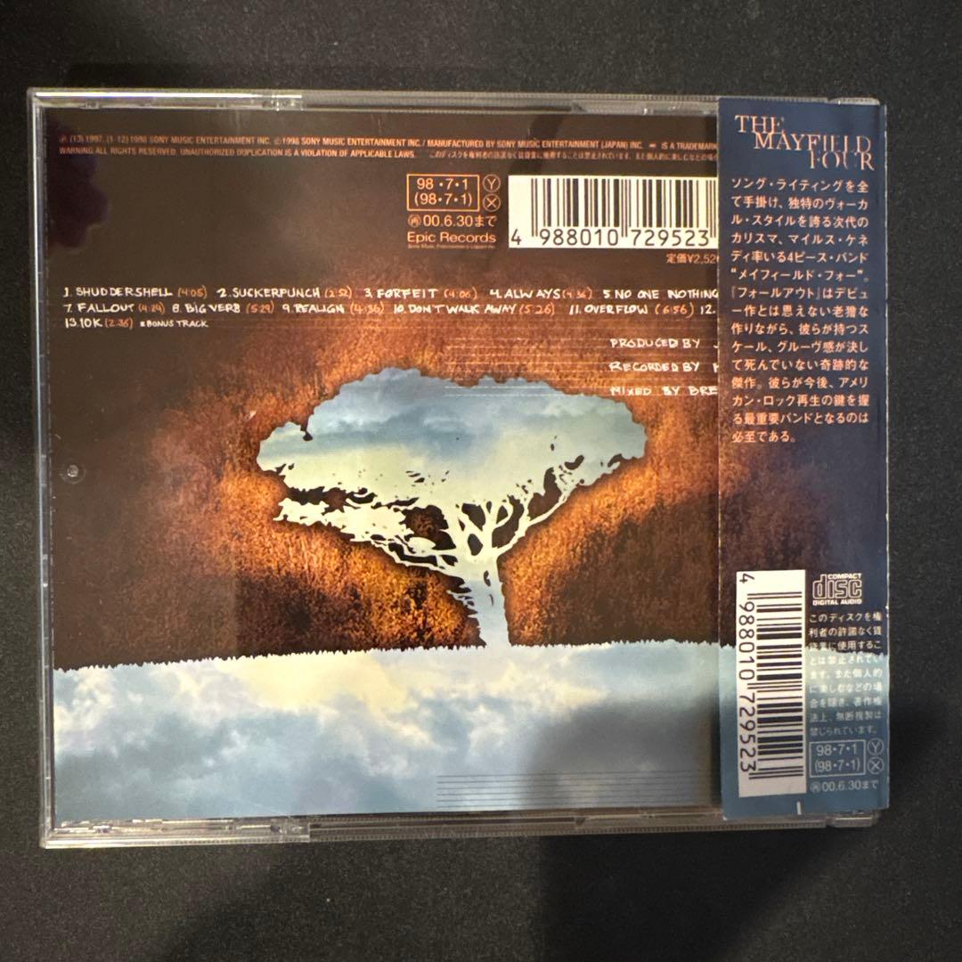 【レア】The Mayfield Four「Fallout」　国内盤　帯付