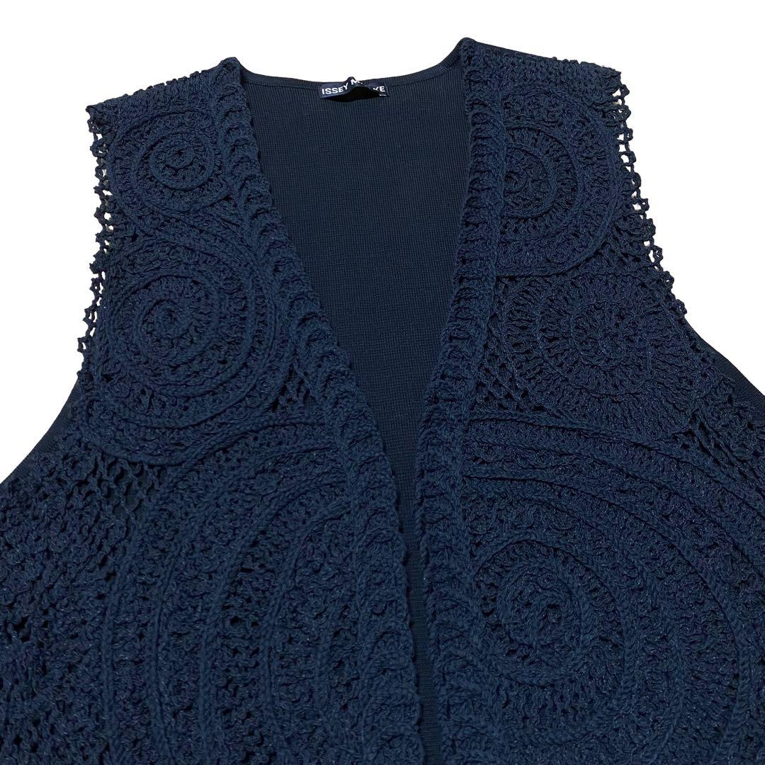 ISSEY MIYAKE 90s 94SS メッシュ クロシェ ニット ベスト