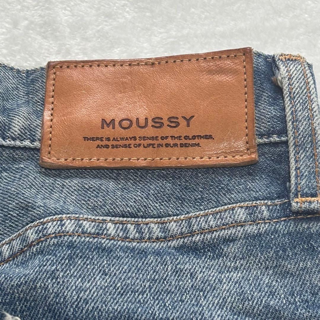 【美品】 moussy mvs フレアデニム 26 マウジー ブーツカット