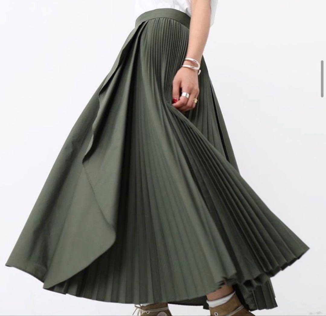 極美品★SHE TOKYO Blenda アシンメトリー プリーツスカート 36