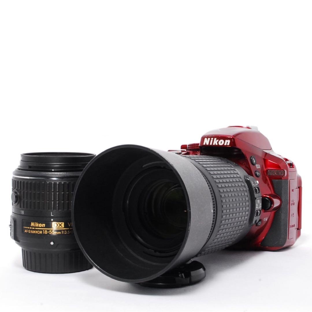 WiFi楽々転送◆Nikon D5300◆一眼レフカメラ◆すぐ使える◆人気カラー