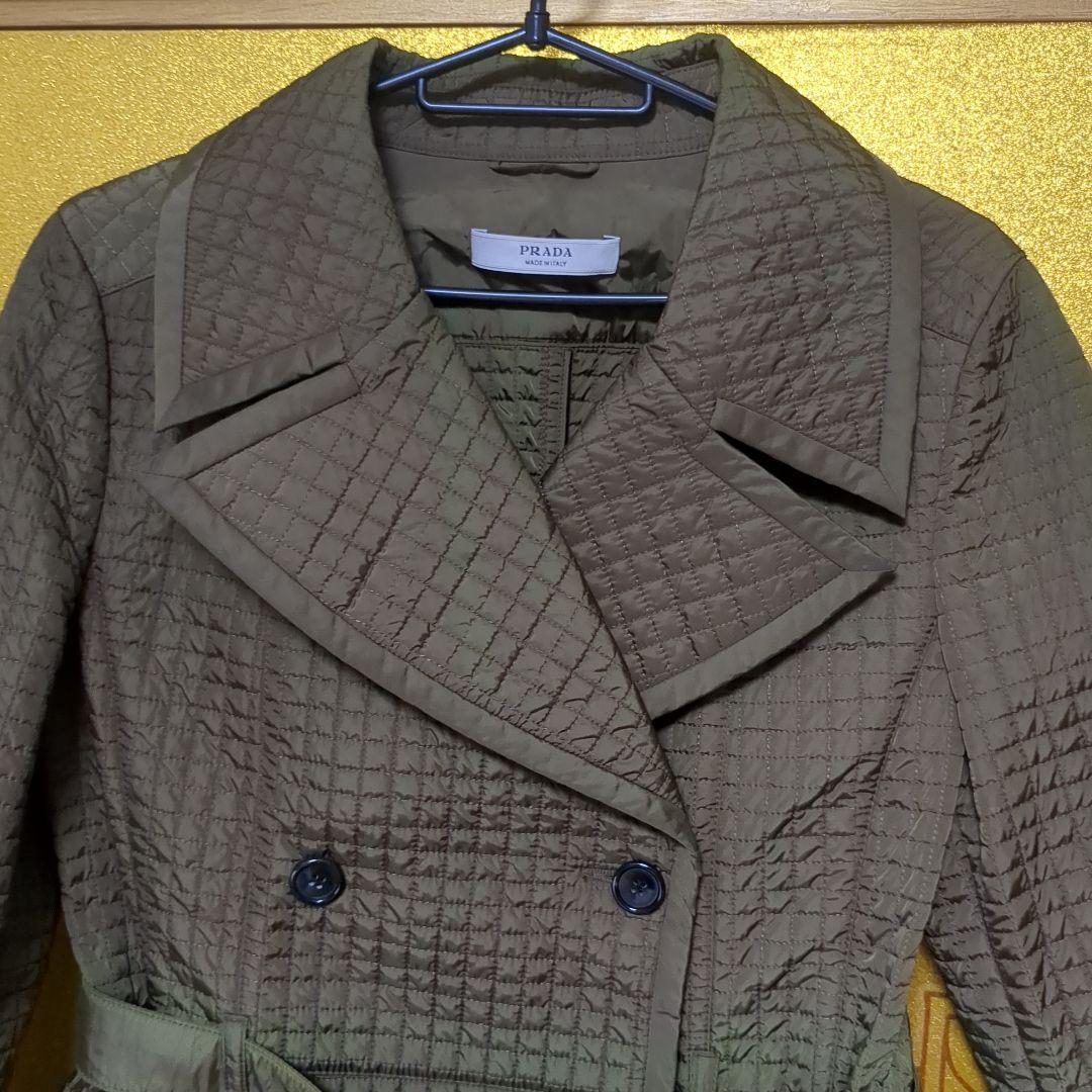 てぃぴ PRADA オリーブグリーン トレンチコート