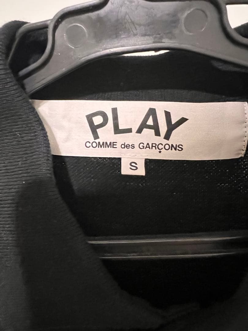 PLAY COMME des GARÇONS ブラックポロシャツ S