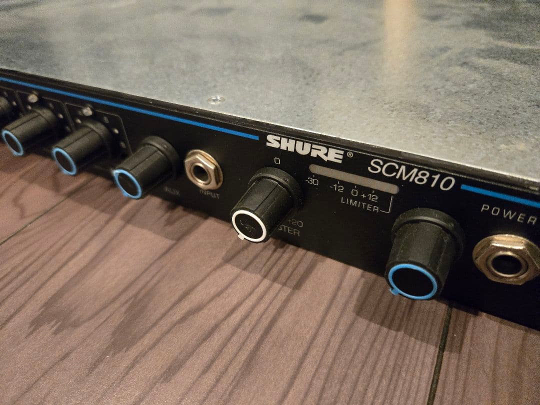 【SHURE】シェアマイクロフォンミキサーSCM810