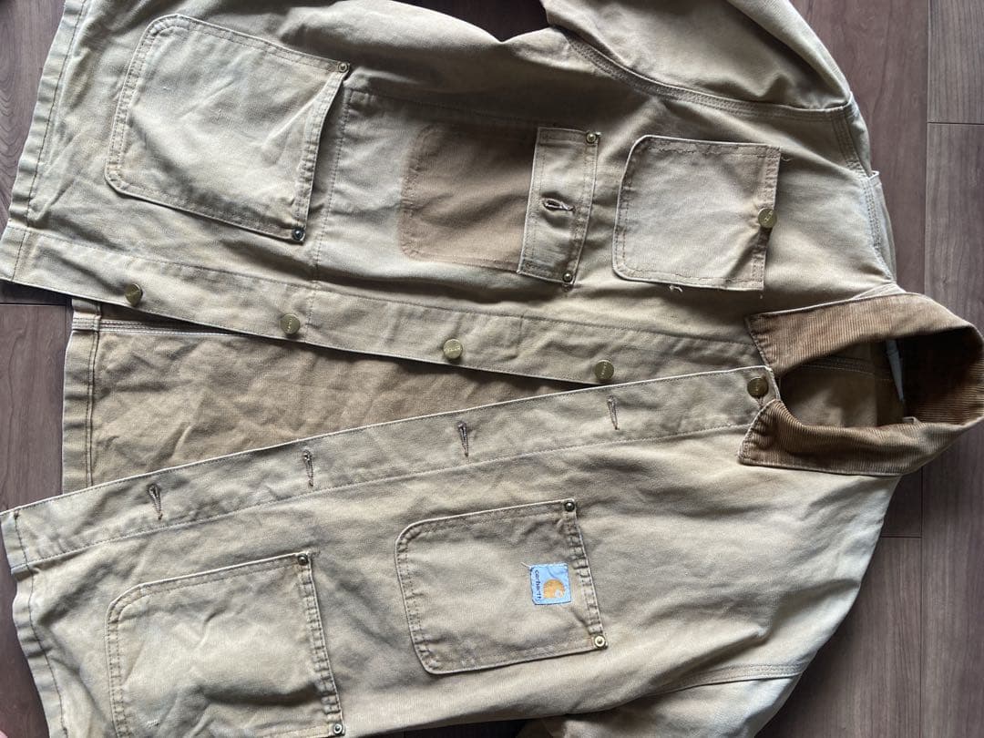 Carhartt ミシガンチョアコート　裏地無し80s,フェード　野村訓市usa