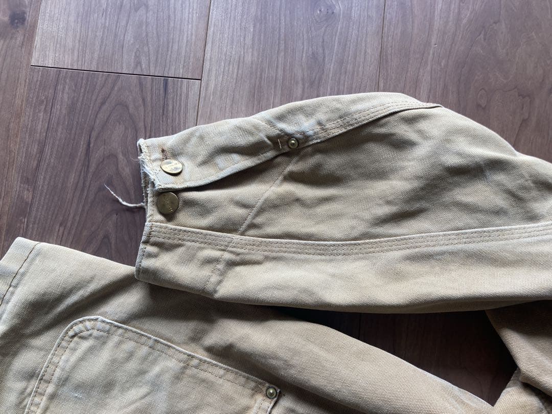 Carhartt ミシガンチョアコート　裏地無し80s,フェード　野村訓市usa