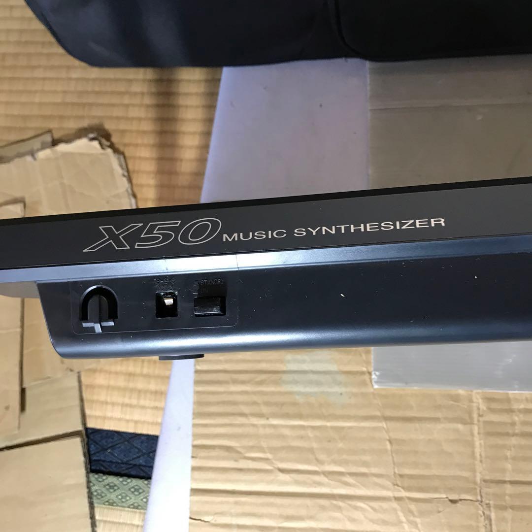 KORG コルグ　X50 シンセサイザー　ジャンク　DC電源差し込み口破損