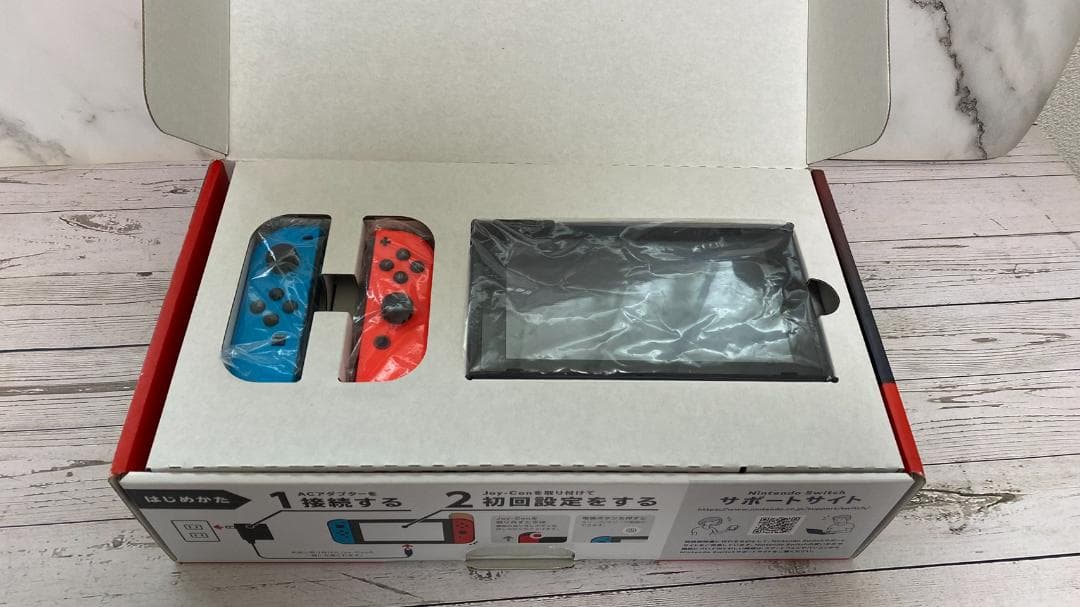 【おまけ付】Nintendo Switch 本体 青/赤 Joy-Con
