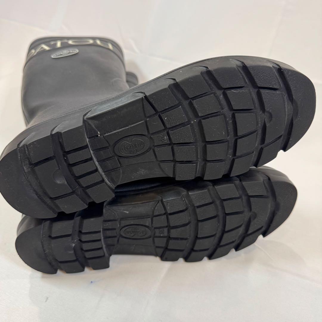 人気完売 PATOU パトゥ ルシャモ レインブーツ 黒 38