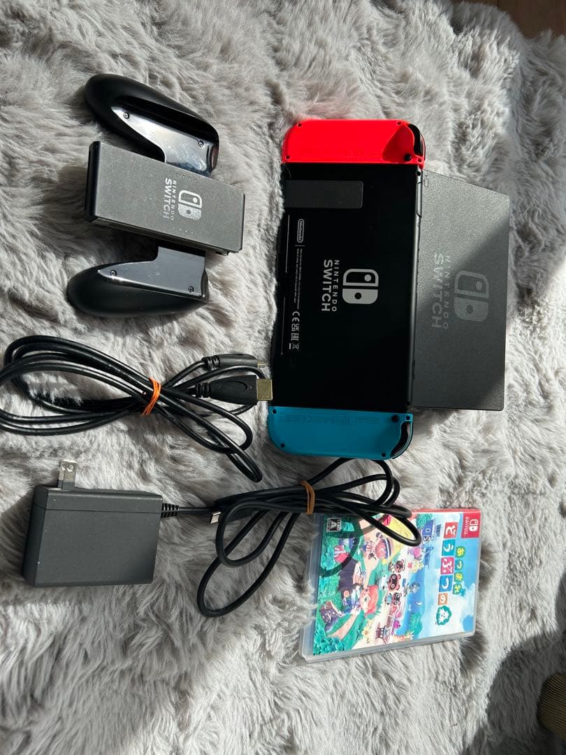 Nintendo Switch ネオンブルー/レッド　+ あつまれどうぶつの森