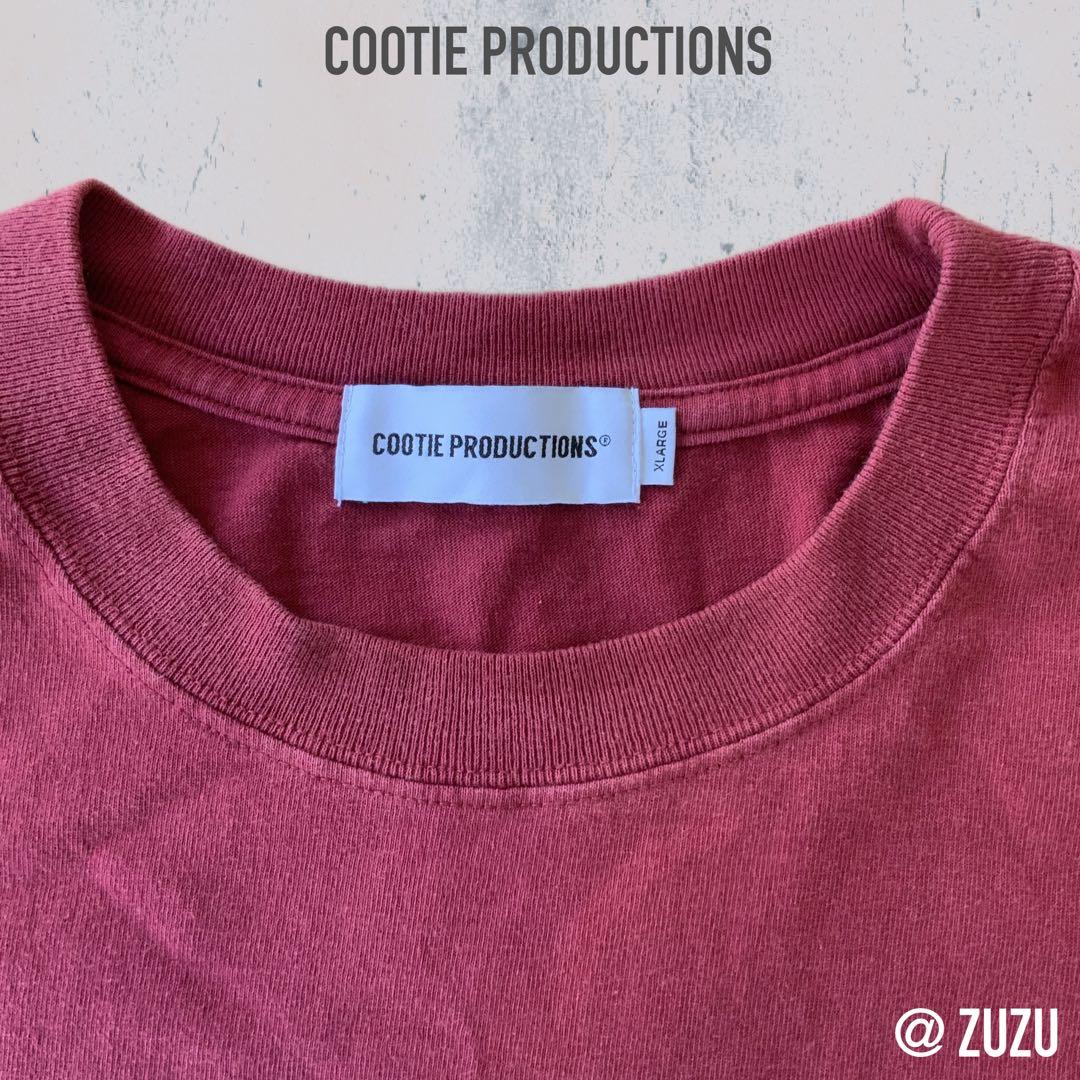 Cootie Productions ロングスリーブ Tシャツ M バーガンディ