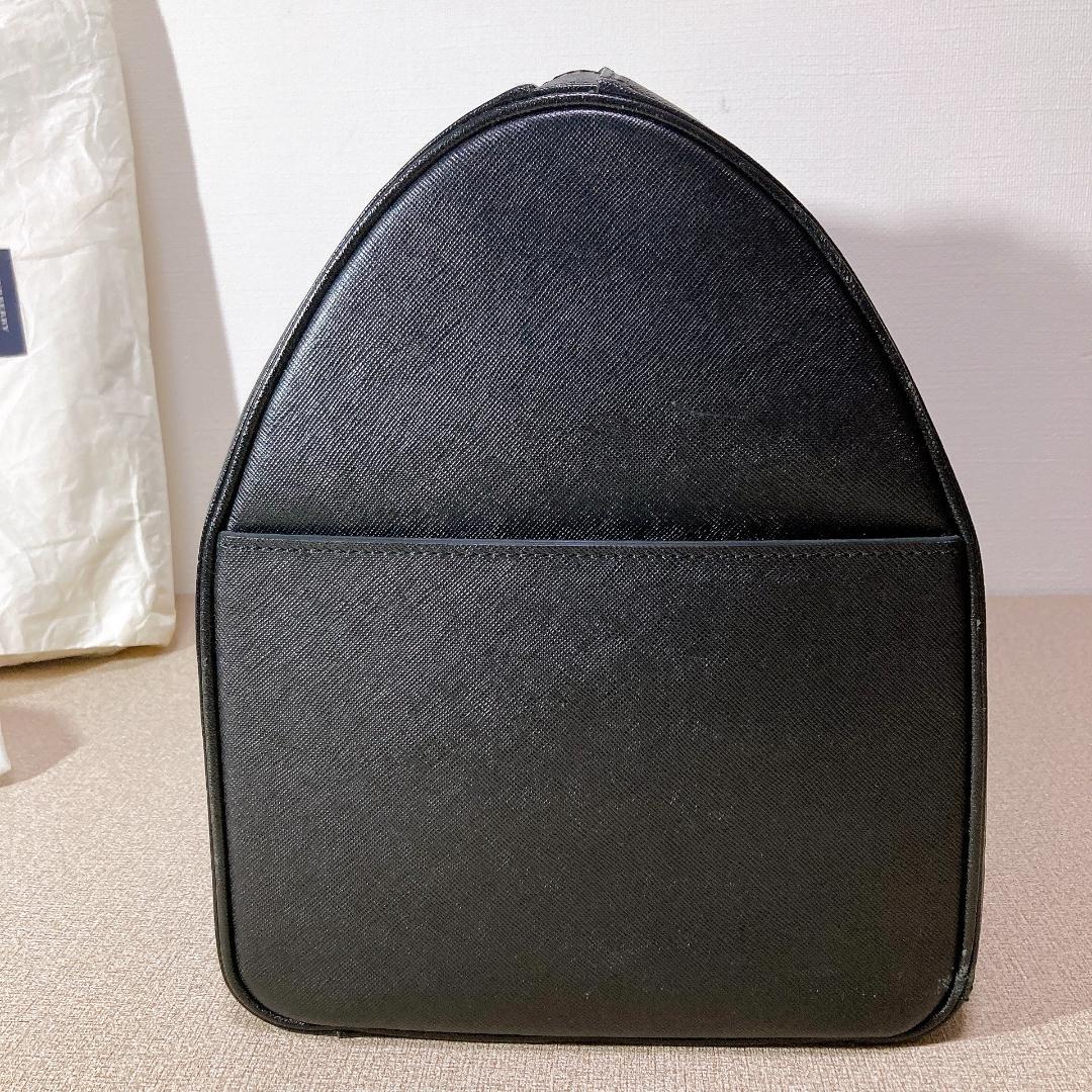 BURBERRY ボストンバッグ サフィアーノ Black