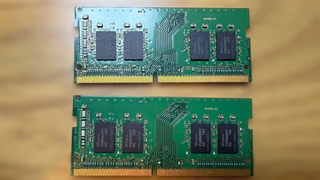 SK hynix DDR4 16GB(8GB+8GB)SODIMMメモリセット