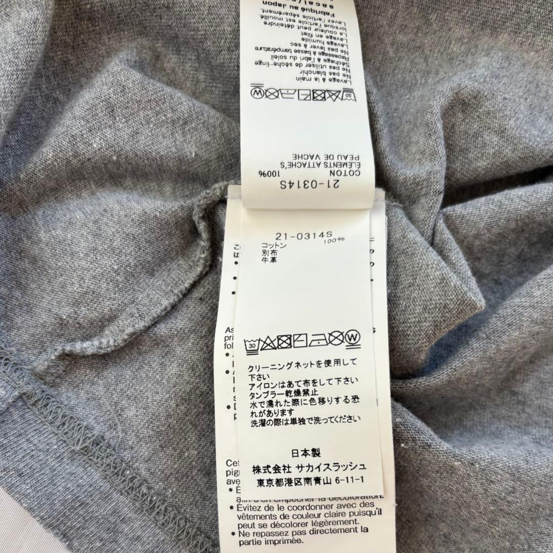 【希少】sacai fragment コラボ Ｔシャツ サイズ 4(XL)