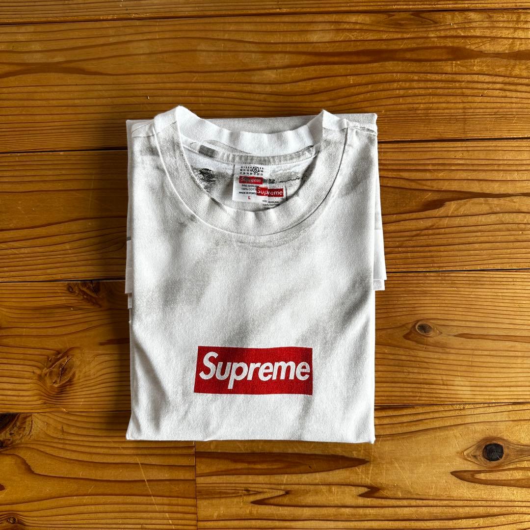 Supreme mm6 Tシャツ　シュプリーム　マルジェラ　Ｌサイズ