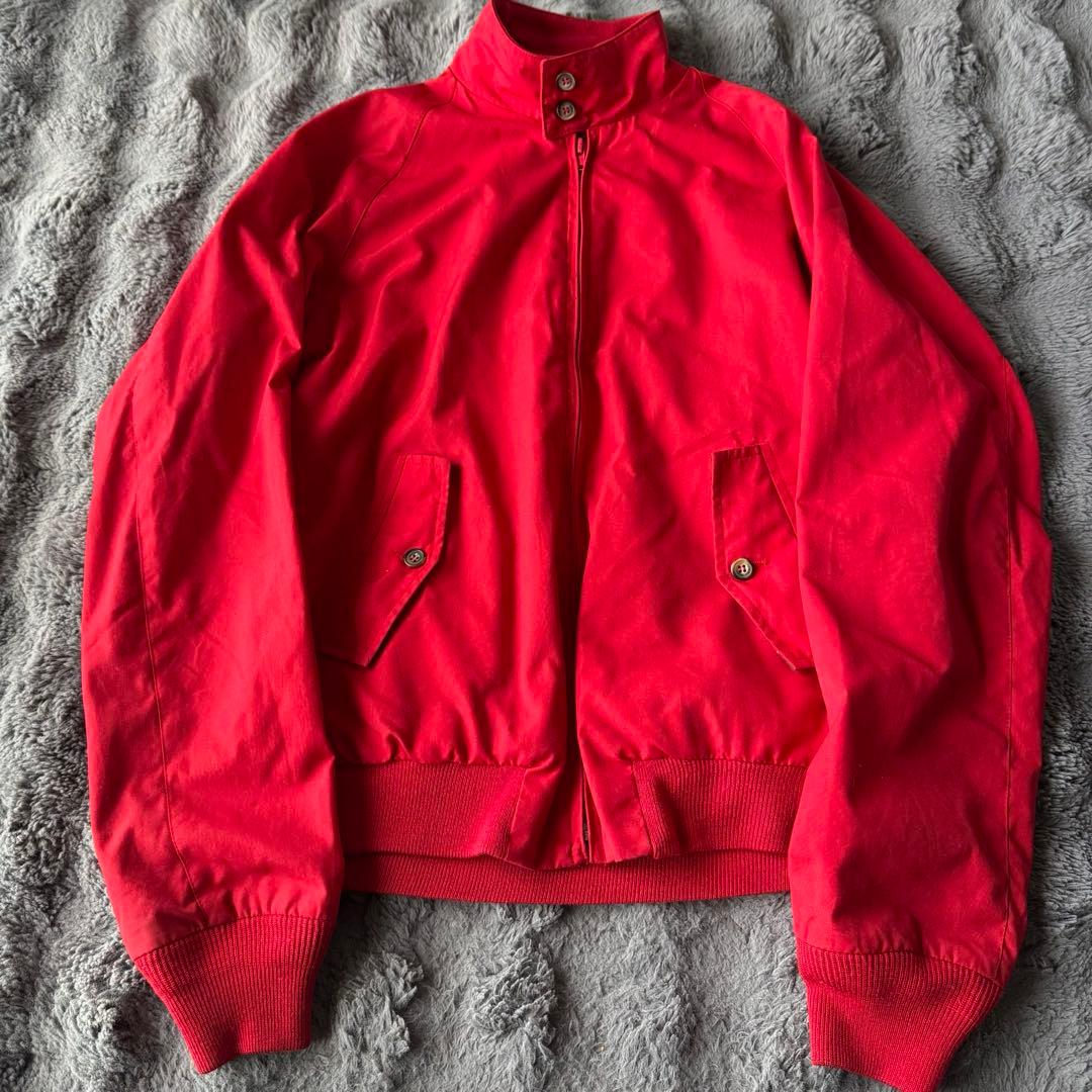 BARACUTA レッド スイングトップ 38R M相当 バラクータ チェック