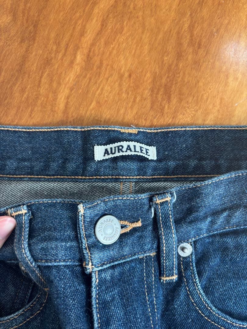 パンツ AURALEE HARD TWIST DENIM 5P PANTS SIZE25