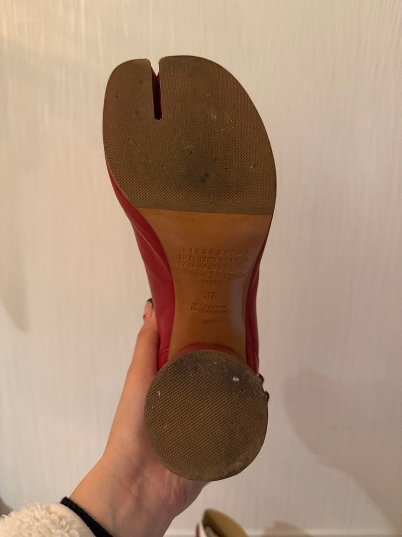 マルジェラ　タビブーツ 37サイズ　23.5cmタビアンクルブーツ