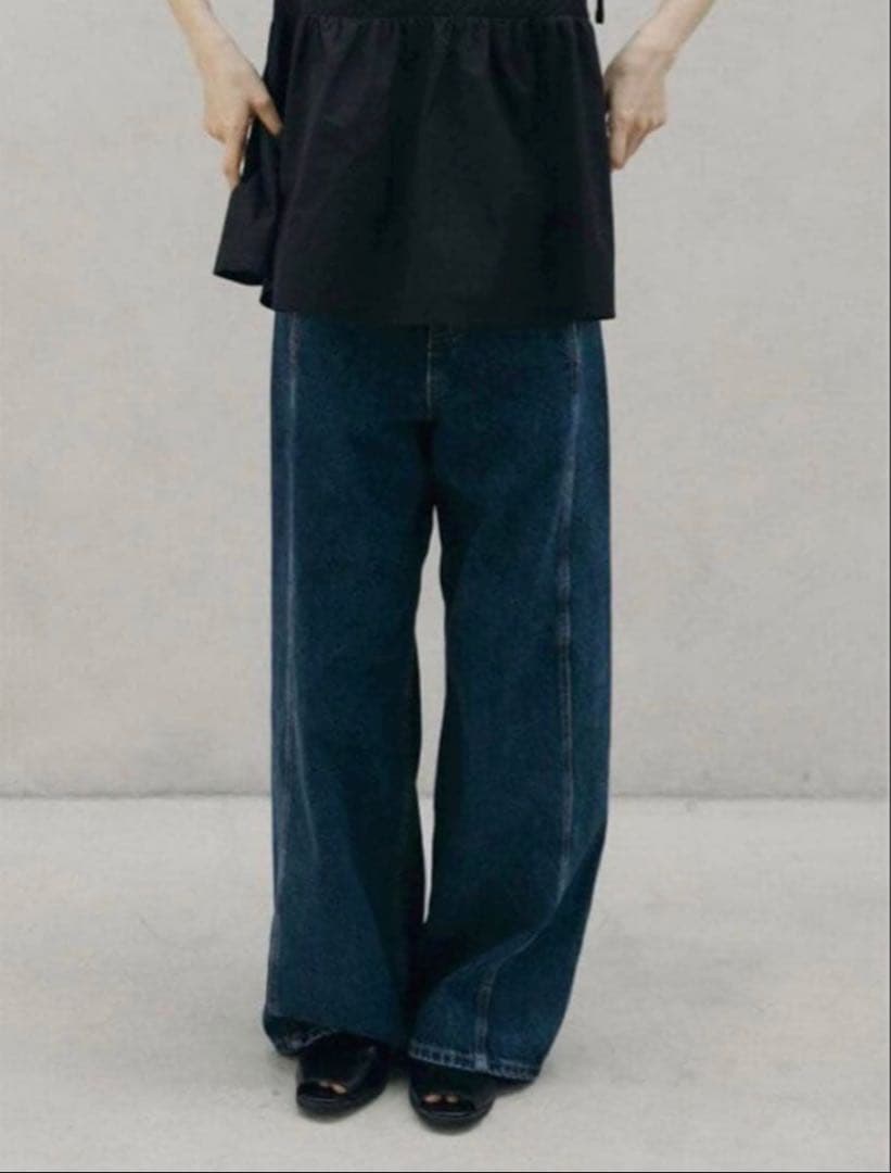 完売商品　OHOTORO Curve Wide Jeans S long