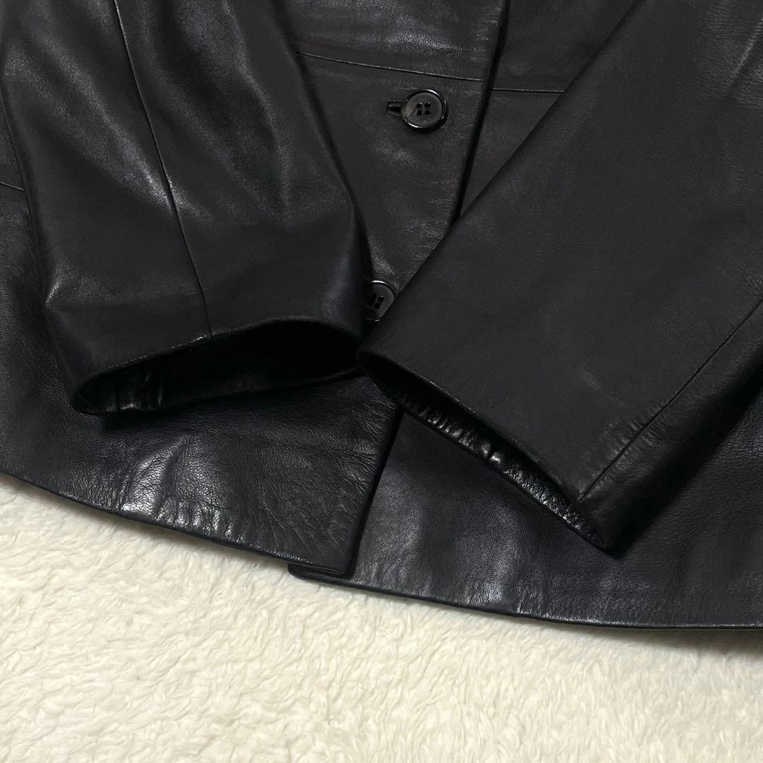 極美品● LOEWE ロエベ レザージャケット テーラード ラムレザー 38