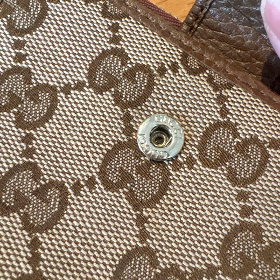 GUCCI GG キャンバス　二つ折り財布