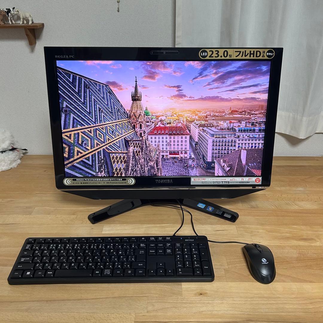 REGZA TOSHIBA PC i7 一体型パソコン　windows11
