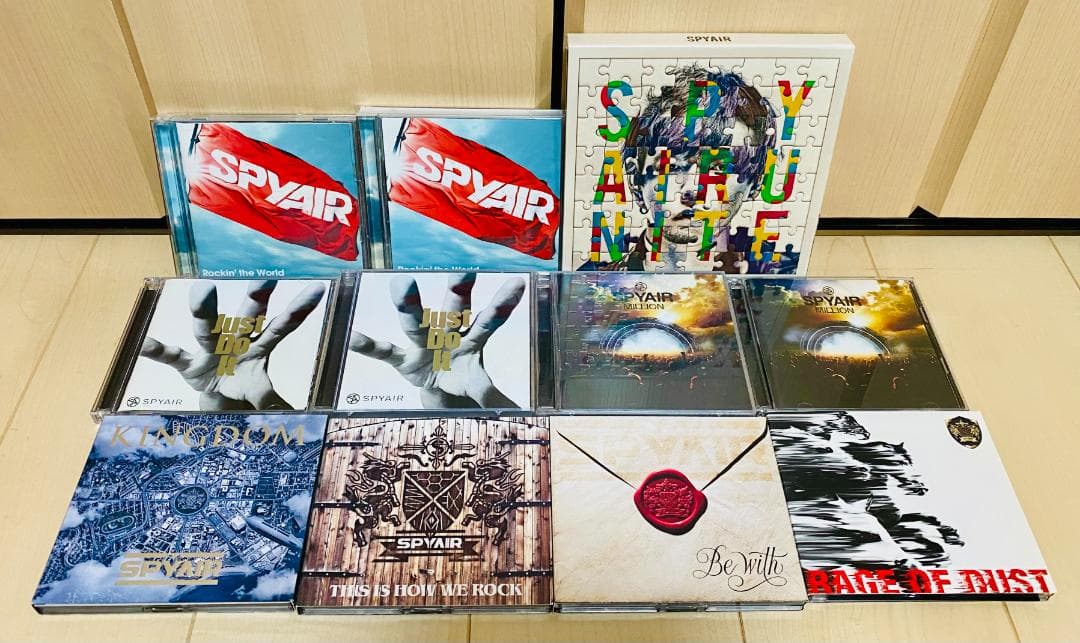 SPYAIR シングル アルバム CD 11枚セット 初回盤 CD+DVD