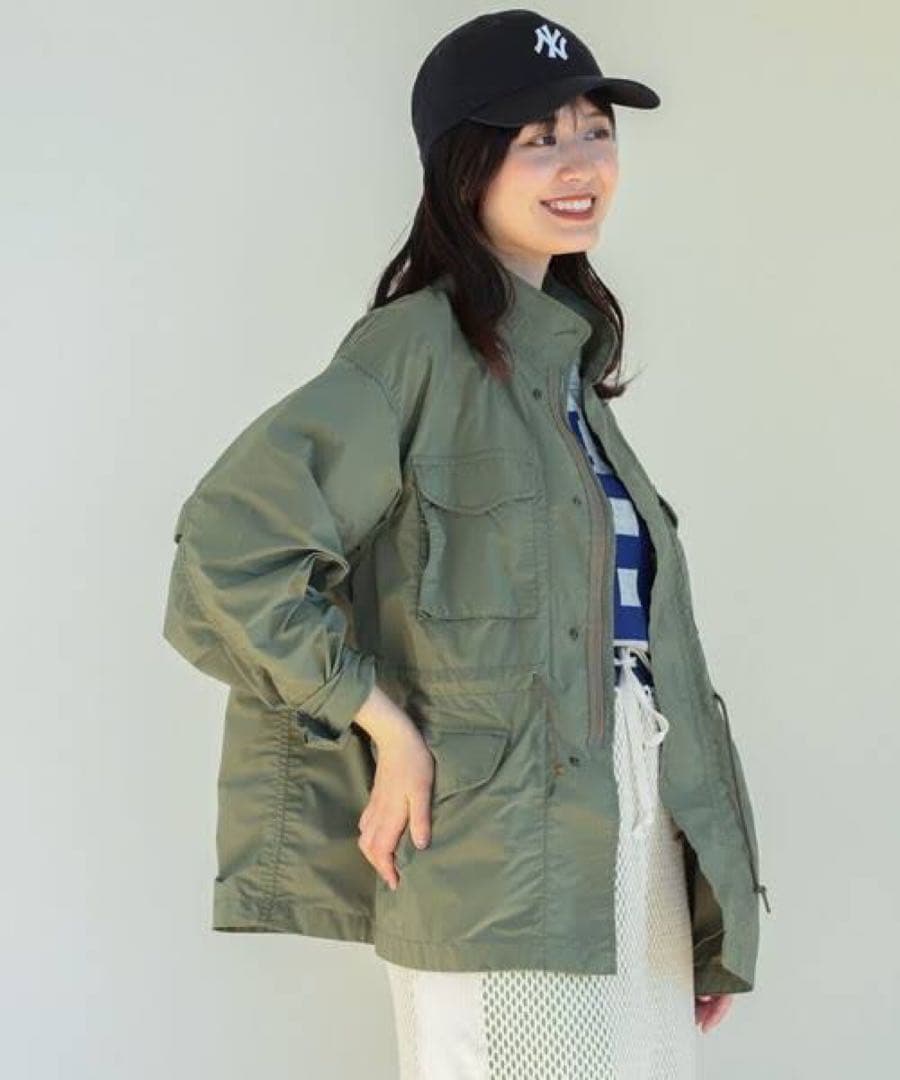 BEAMS BOY ビームス ボーイ M-65 ブルゾン　ブラックホール