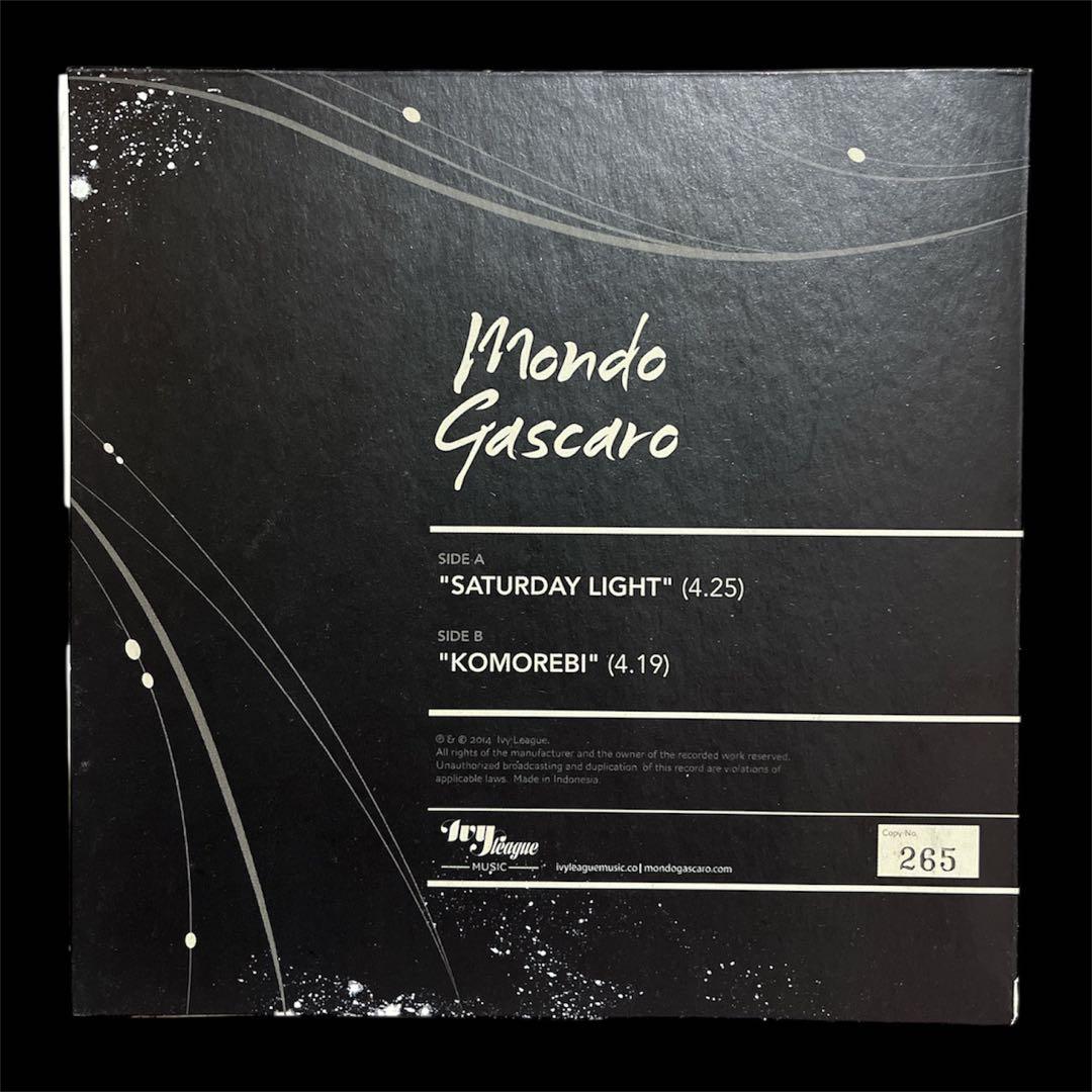 Mondo Gascaro [Saturday Light] 7インチ 大名盤