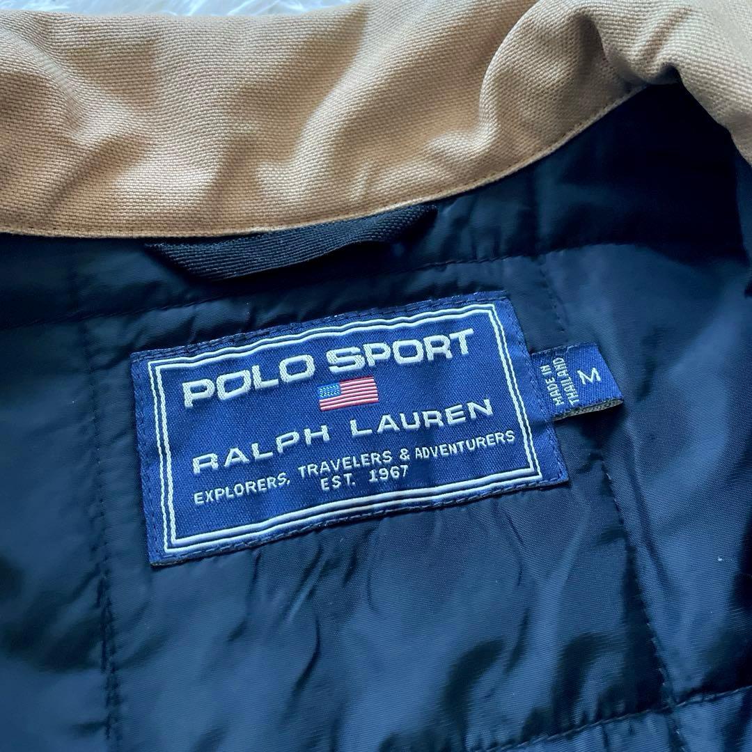 90s POLO SPORTSラルフローレン　ダック地トラディショナルジャケット