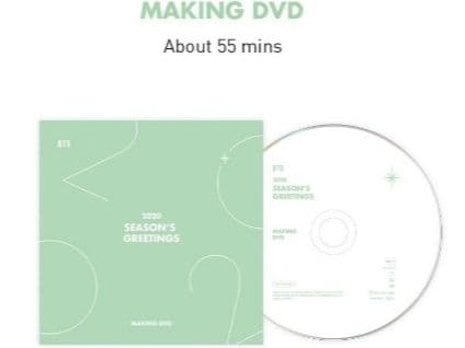 BTS 2020 SEASON'S GREETINGS DVD 未開封