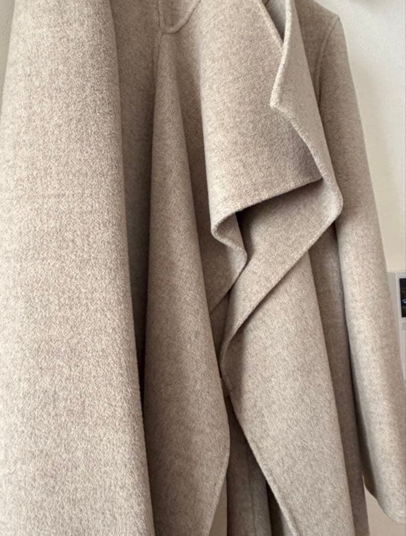 JOSEPH 定番 ベージュ ウールカシミヤコート 38